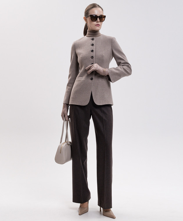 Max Mara Бежевий жакет FALLA з кашеміру MXMFALLA зображення 2