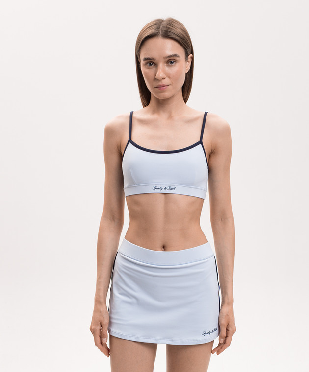 Sporty & Rich Блакитний спортивний топ TO10175326BL143 зображення 3