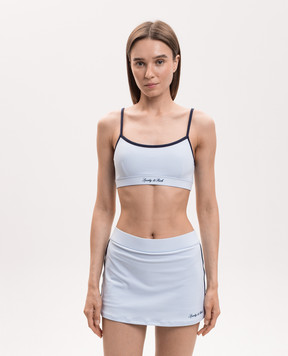 Sporty & Rich Голубой спортивный топ TO10175326BL143