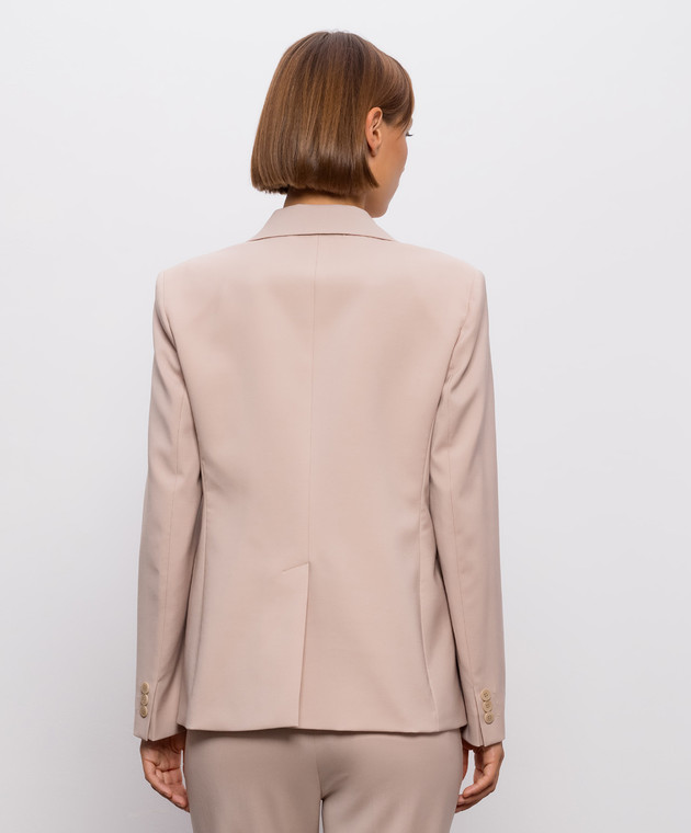 Max Mara Weekend Бежевий жакет LAMINE з вовни WKDLAMINE зображення 4