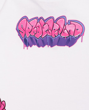 Sprayground Дитяча біла футболка Graffiti SPY1451WHT