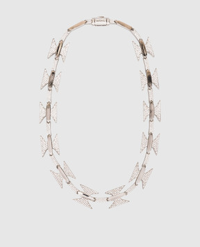 Darkai Сріблясте кольє Razor Wire DICO0099