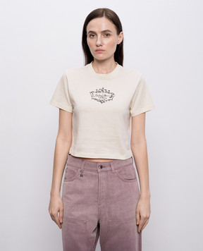 AMIRI Футболка кольору айворі CHATEAU CREST AWTOJR1043