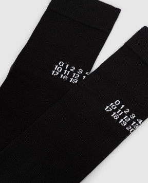 Maison Margiela MM6 Дитячі чорні гольфи M61118MM045