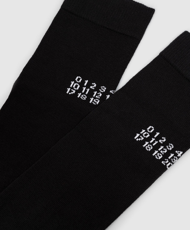 Maison Margiela MM6 Детские черные гольфы M61118MM045 изображение 3