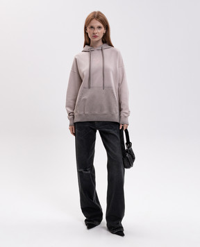 Off-White Розовые худи с брендовым принтом 2FE00485T