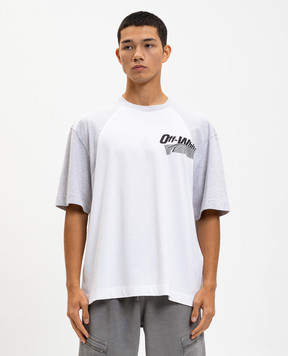 Off-White Біла футболка Cupid Tape 44MAA16EF5J004