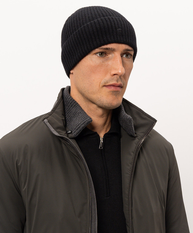 Trussardi Чорна шапка з вовни E601C000001NXHK01K99 зображення 2