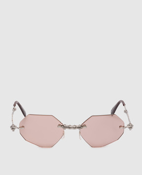 Kuboraum Сріблясті складні сонцезахисні окуляри H44 KRSH44SP0000004P