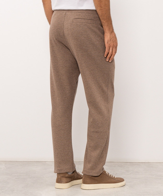 Canali Коричневі спортивні штани MJ02454T0952 зображення 4