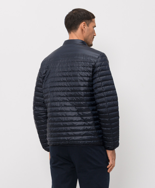 Woolrich Синя куртка з принтом логотипа CFWOOU2175MRUT5268 зображення 4