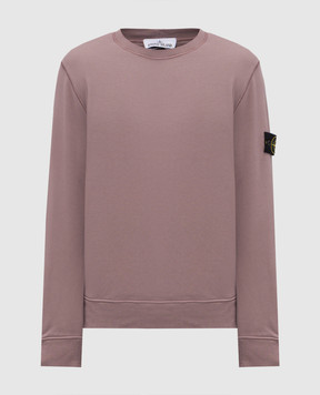 Stone Island Фіолетовий світшот з патчем логотипа L1S156100060S0051