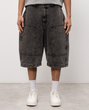 Juun.j Сірі джинсові шорти з патчем логотипа JC6425PD14