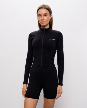 Sporty & Rich Чорна спортивна куртка Freya TO01888315BA01