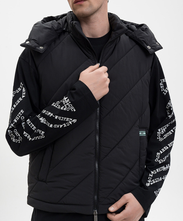 Off-White Чорний жилет 44XEX00FS26F001 зображення 5