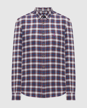 Florentino Синяя рубашка в клеточку 225720522855