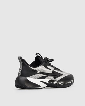 Off-White Детские черные кроссовки For Jumping OBIA013C99FAB001