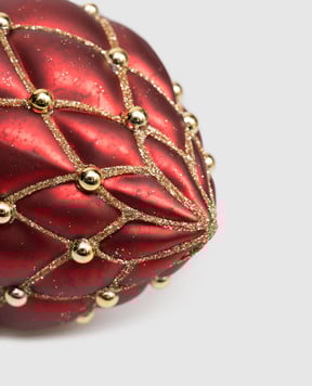 EDG Червона ялинкова іграшка Quilting spindle 6500641A400