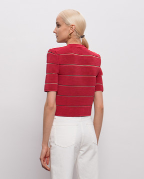 Balmain Розовый кардиган GF0KL285KJ75