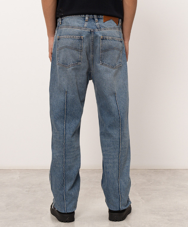 Rhude Сині джинси з патчем RHPF26DP03012 зображення 4