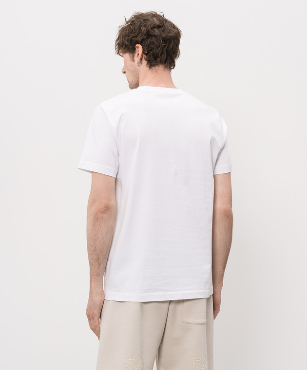 Off-White Біла футболка Allover Frame 44MAA027Z26J001 зображення 4