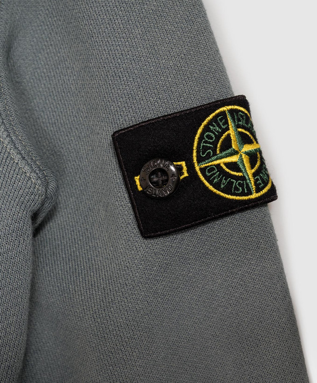 Stone Island Детский серый свитшот L2S166100009S042568 изображение 3