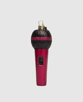 Vondels Розовая ёлочная игрушка Microphone 4250383120055