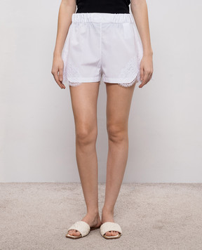 Versace Белые шорты с кружевом 10230551A13878