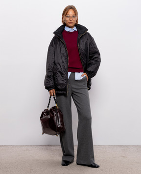 Max Mara Черная двухсторонняя куртка CLAUDIA MTCCLAUDIA