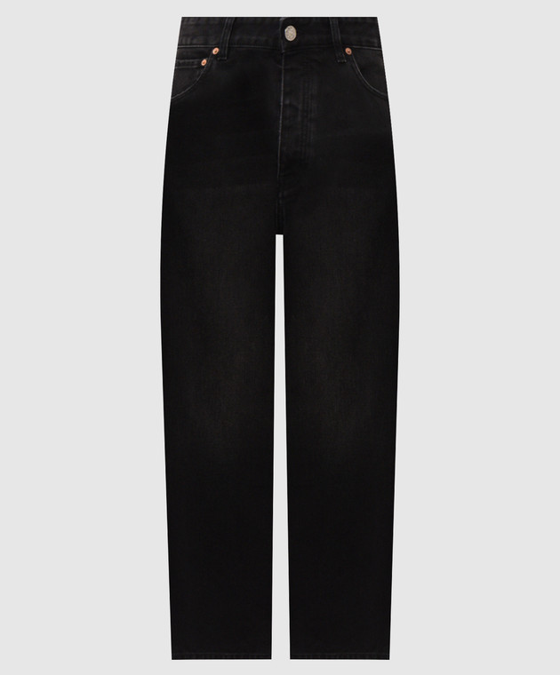 Vetements Черные джинсы с прорехами MH27DJ087B