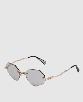 Kuboraum Золотисті складні сонцезахисні окуляри H44 KRSH44PG0000002F