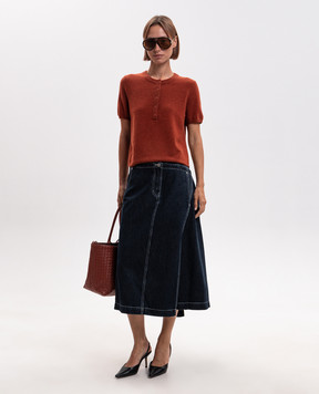 3.1 Phillip Lim Терракотовый топ с шерстью P26270587CWB