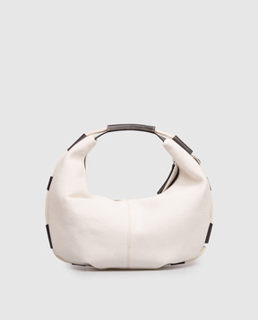 Peserico Сумка-хобо цвета айвори S38384C0CC832