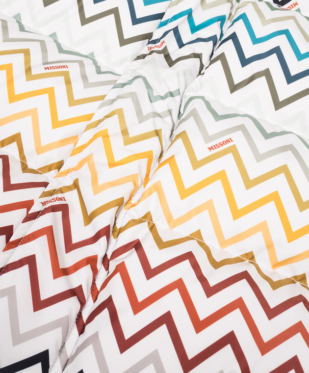 Missoni Детский пуховик в брендовый принт MZ2H17N0442 изображение 3