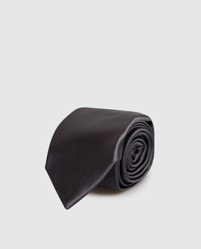 Brunello Cucinelli Серый галстук с шелком MR8130018P