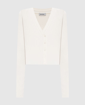 Simkhai Бежевый кардиган Ailany в рубчик 2246003K