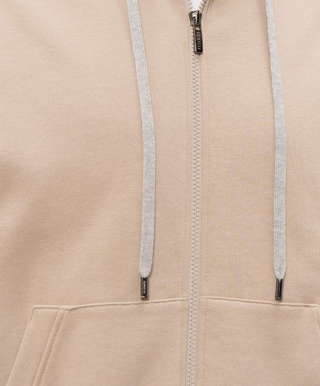 Peserico Бежевая утепленная спортивная куртка R57009J0DK00088 изображение 5