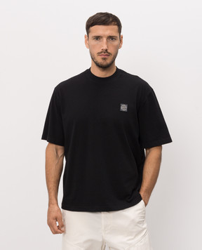Stone Island Чорна футболка з нашивкою логотипа L2S152100030S0500