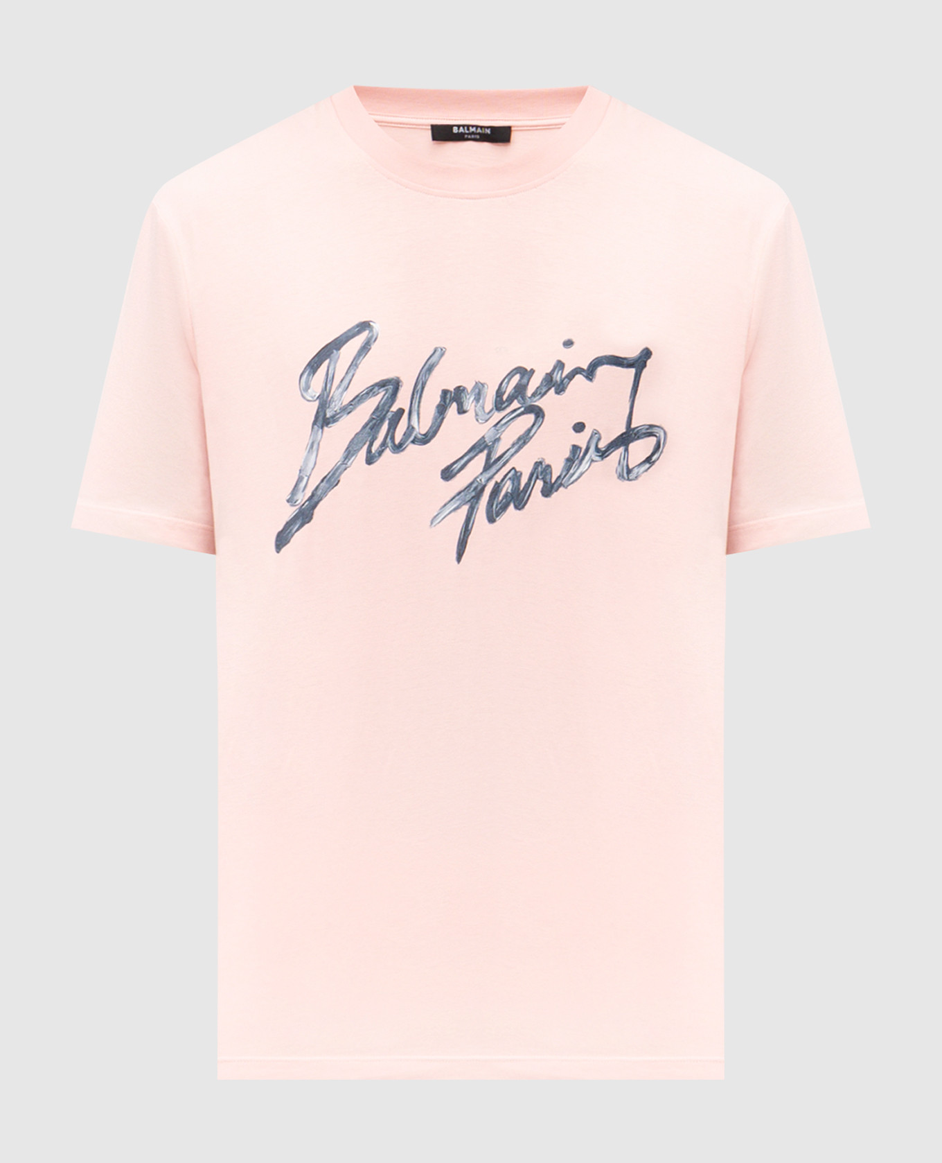 

Розовая футболка с принтом логотипа, Розовый, Футболки