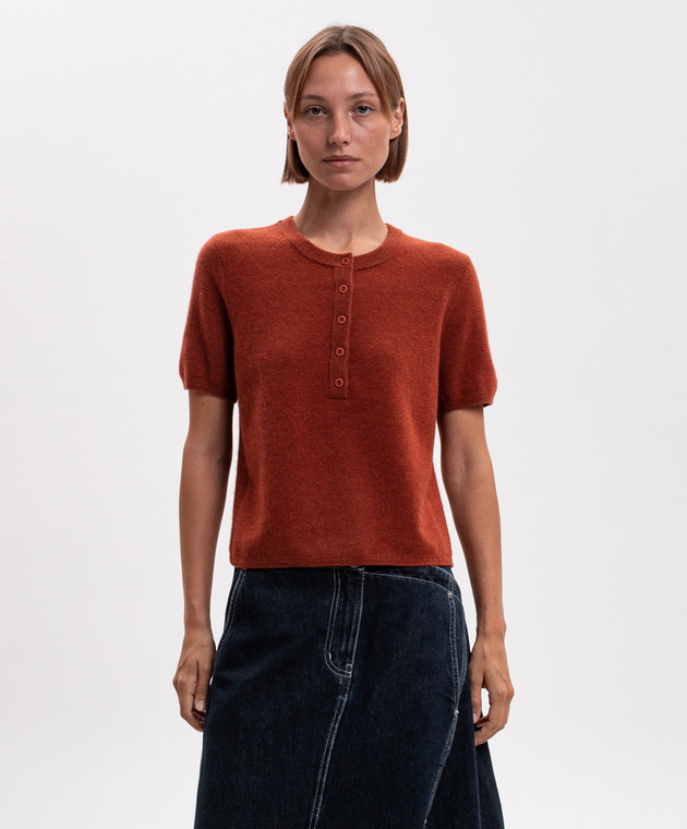 3.1 Phillip Lim Терракотовый топ с шерстью P26270587CWB изображение 3