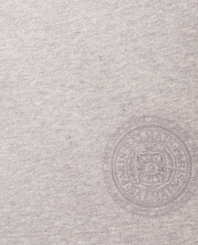 Balmain Дитячі сірі шорти з вишивкою BY6Q29Z31881214