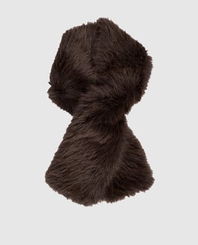 Max Mara Weekend Коричневий шарф CABRAS CABRAS1234