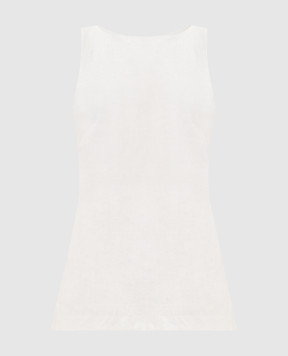 Faithfull Білий топ Joan з льону FFC09WHT