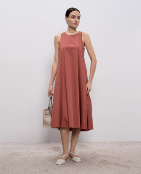 Peserico Червона сукня міді A0272601979