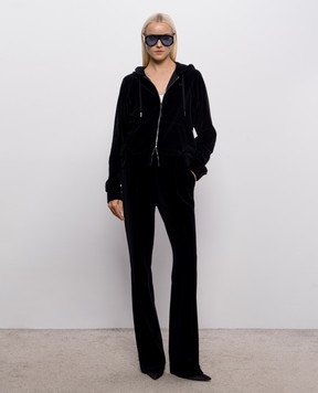 Tom Ford Черные велюровые штаны PAJ180JEX154