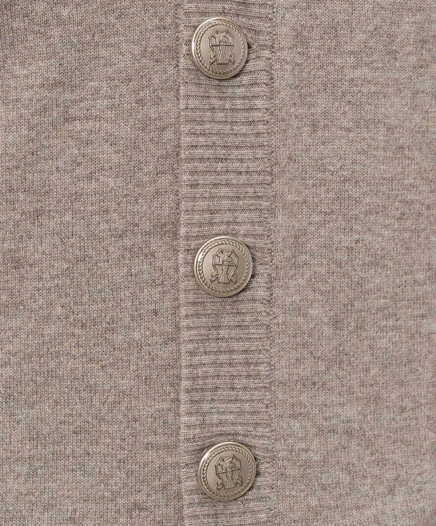 Brunello Cucinelli Серый кардиган из кашемира M22203806 изображение 5
