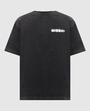 Misbhv Чорна футболка з принтом логотипа 230M106