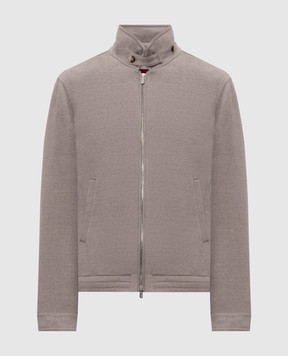 Brunello Cucinelli Серая куртка из шерсти MV4676379