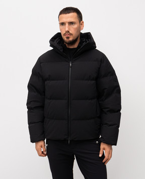 Moncler Чорний пуховик Languedoc K20911A00234598H2