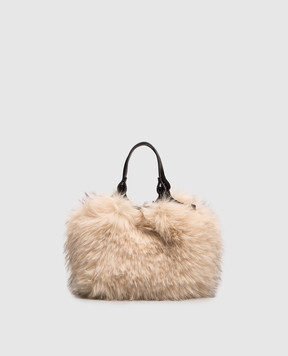 Gianni Chiarini Бежевая сумка Dua BS12758COMMPLCCRLP